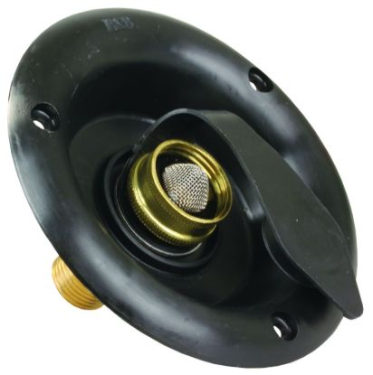 JR PRODUCTS CTY H2O DISH W/1/2'MPT BK - 321B36A