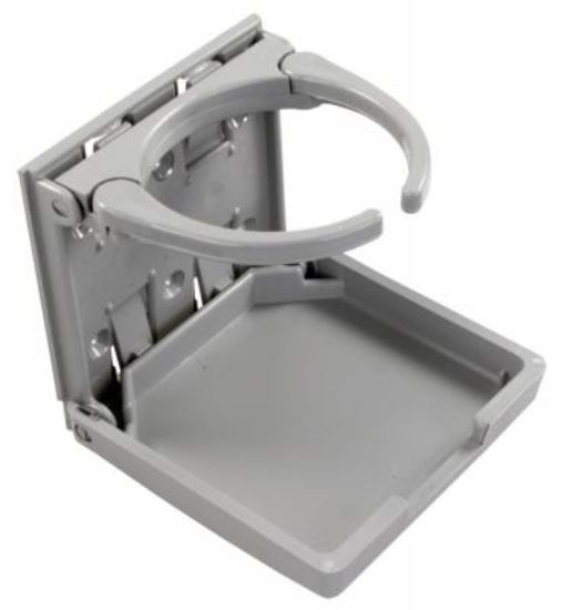 JR PRODUCTS ADJUSTABLE CUP HLDR  GRAY - 45622