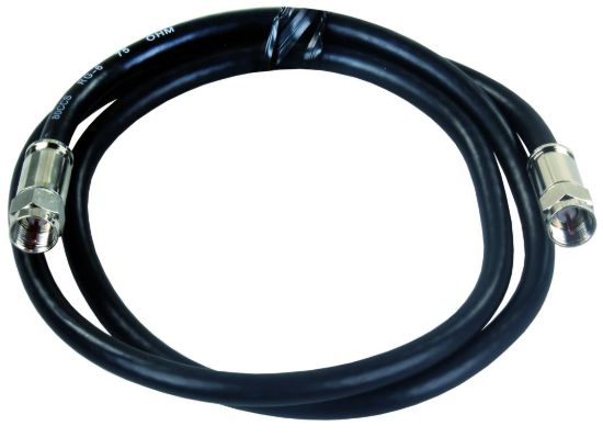 JR PRODUCTS 3' RG6 COAX W/COMPRN END - 47945