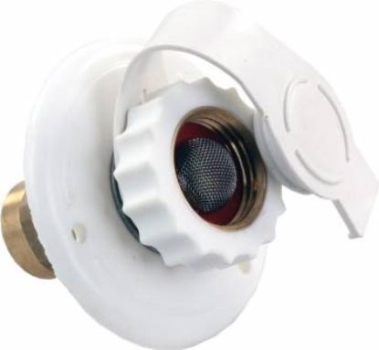 JR PRODUCTS WATER FLANGE  WHIT PLASTC - 62135