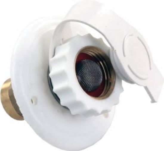 JR PRODUCTS WATER FLANGE  WHIT PLASTC - 62135