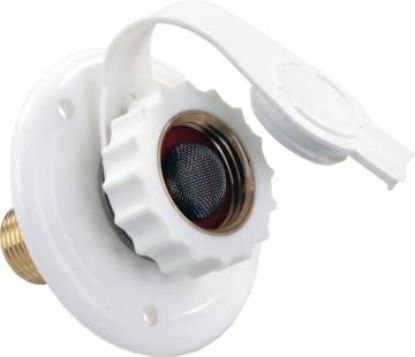 JR PRODUCTS WATER FLANGE  WHIT PLASTC - 62145