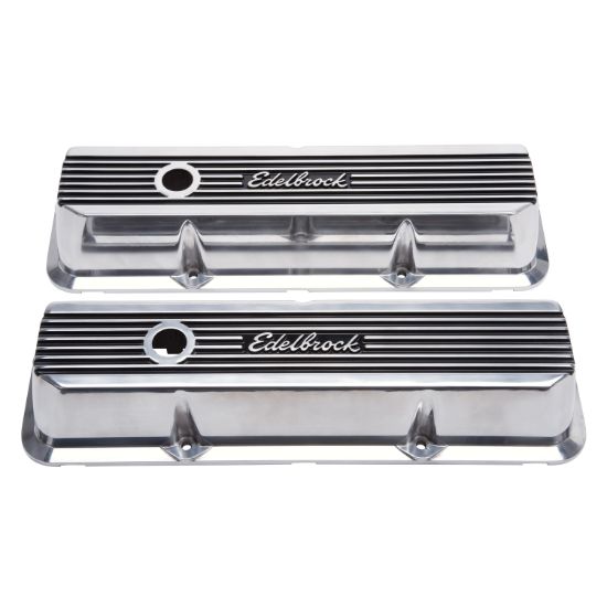 EDELBROCK VALVE COVERS  ELITE II  F - 4277