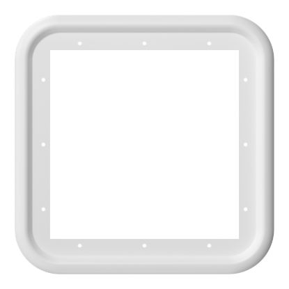 FOGATTI TRIM RING - WHI  FOR ALL 15*15 DOOR - FS06TRW