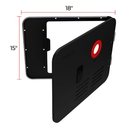 FOGATTI 15*18 DOOR KIT - BLACK  FOR INSTASH - FSBD1518BL