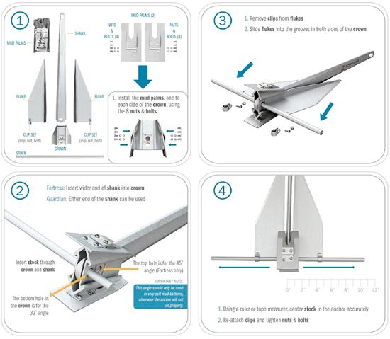 FORTRESS ANC ANCHORING SYSTEM -- ANCHOR  250-FT - FX7AS