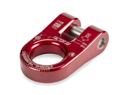 FACTOR 55 CROSSBEAM SHACKLE RED - 0005401