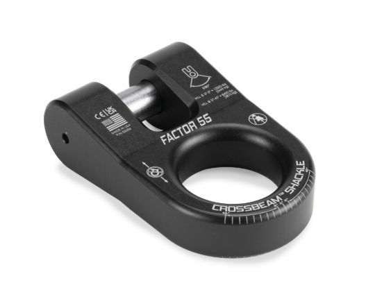 FACTOR 55 CROSSBEAM SHACKLE BLACK - 0005404