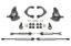 FABTECH 1' GM REAR BLOCK & U-BOLT - FTS21111