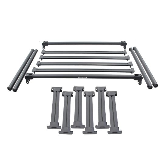 GO RHINO BOX 1-OVERLAND RACK-MIDSIZE TRUCK - 5951000T01