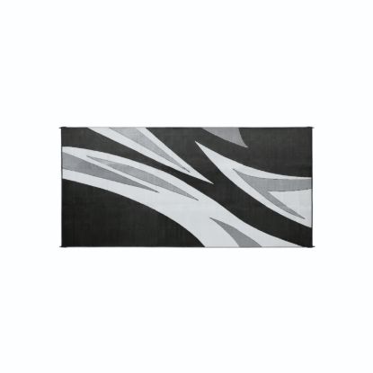 FAULKNER MAT SUMMER WAVES 8X20 BLACK - 46341