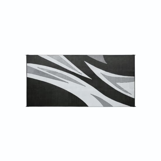 FAULKNER MAT SUMMER WAVES 8X20 BLACK - 46341