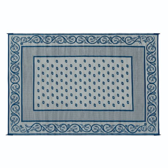 FAULKNER MAT  VINEYARD 6X9 BLUE - 48698