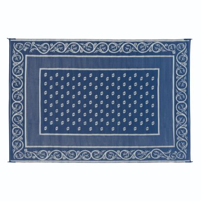 FAULKNER MAT  VINEYARD 9X12 BLUE - 48701