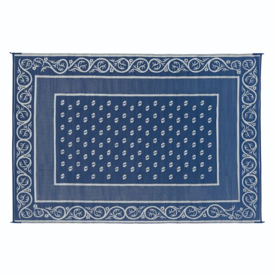 FAULKNER MAT  VINEYARD 9X12 BLUE - 48701