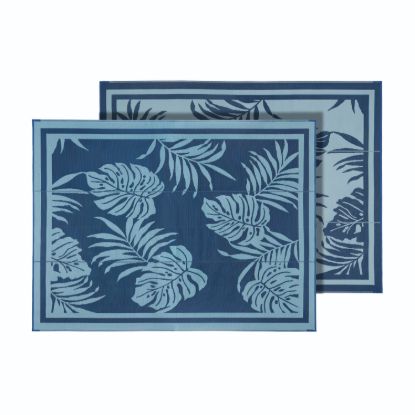 FAULKNER MAT PARADISE 9X12 BLUE - 48896