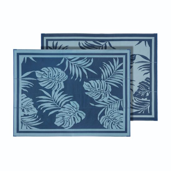 FAULKNER MAT PARADISE 9X12 BLUE - 48896