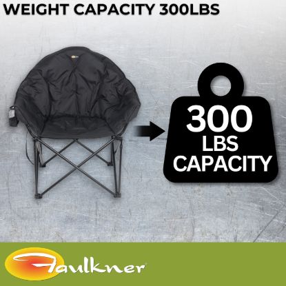 FAULKNER BIG DOG BUCKET CHAIR  BLK - 49570H