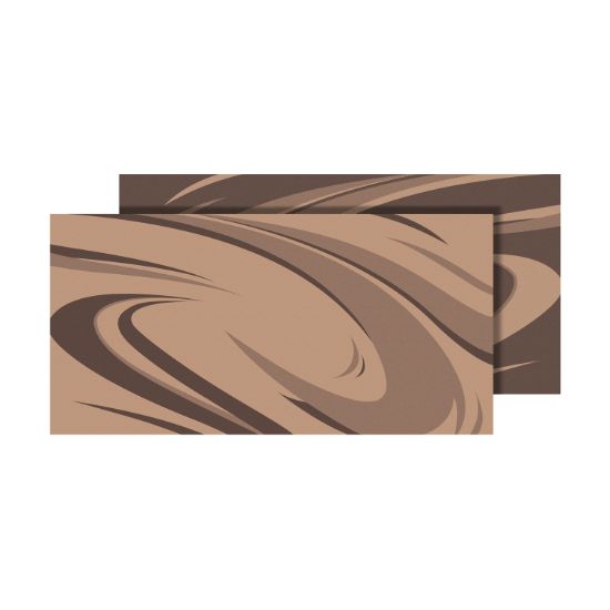 FAULKNER MAT MOD SWISH BRN/BEIGE 9X18 - 53010S