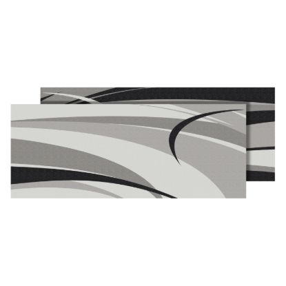 FAULKNER MAT GRAPHIC BLK/GREY 9X12 - 53012S