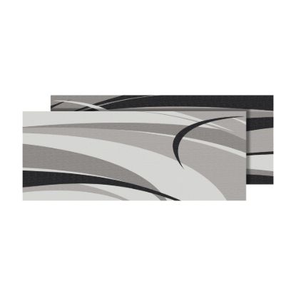 FAULKNER MAT GRAPHIC BLK/GREY 8X16 - 53016S