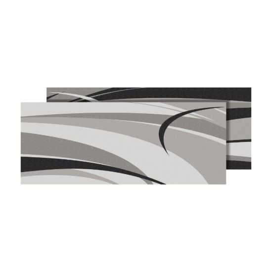 FAULKNER MAT GRAPHIC BLK/GREY 8X16 - 53016S