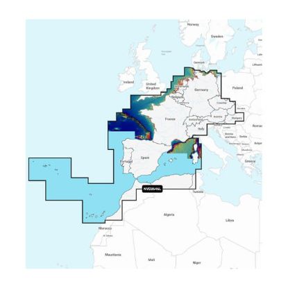 GARMIN CARTO EUROPE  CENTRAL & WEST GARMIN NAVIO - 010C127500
