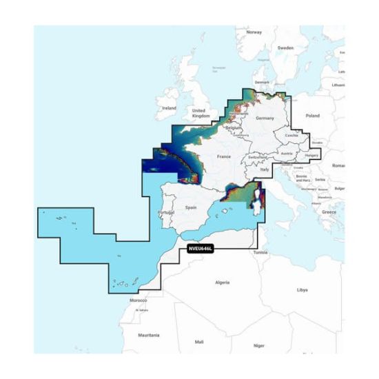 GARMIN CARTO EUROPE  CENTRAL & WEST GARMIN NAVIO - 010C127500