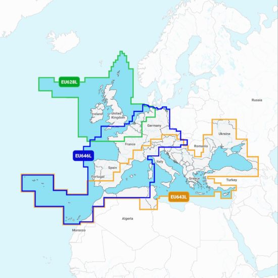 GARMIN CARTO EUROPE  CENTRAL & WEST GARMIN NAVIO - 010C127520