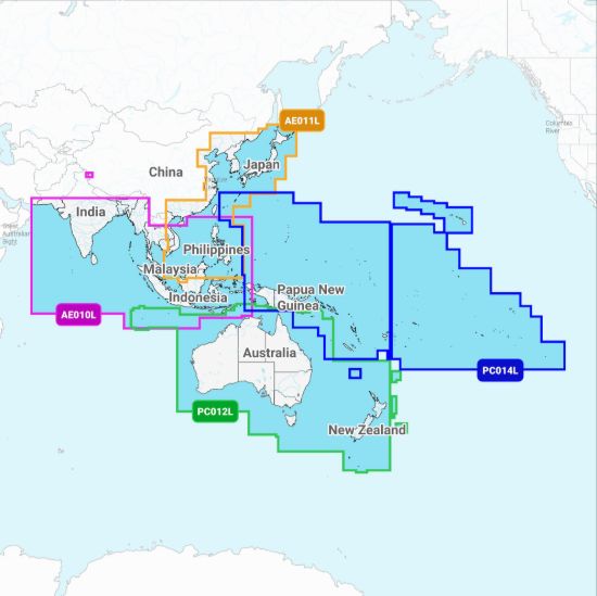GARMIN CARTO PACIFIC ISLANDS GARMIN NAVIONICS+ - 010C127920