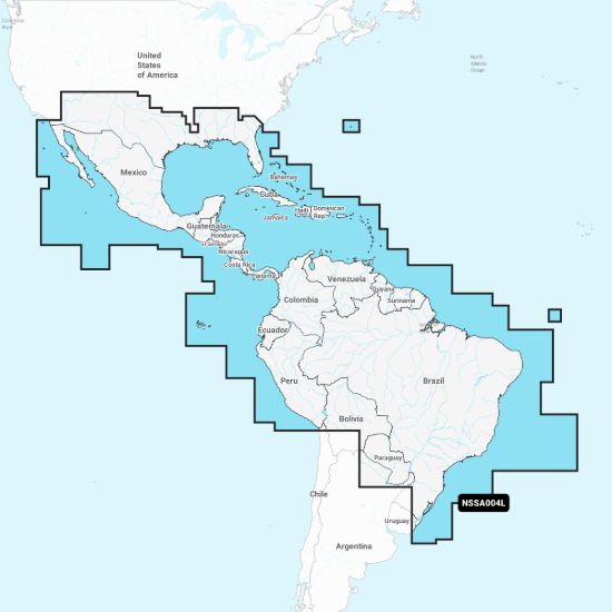 GARMIN CARTO MEXICO  CARIBBEAN TO BRAZIL GARMIN - 010C128520