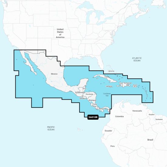 GARMIN CARTO CENTRAL AMERICA & CARIBBEAN GARMIN - 010C145120