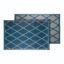 FAULKNER MAT DIAMOND 8X20 BLUE/IVORY - 68919