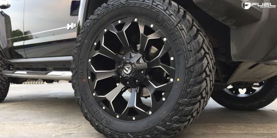 FUEL OFFROAD D546 17X9 5X5.5/150 MT-BLK-MIL -12M - D546907045