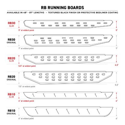 GO RHINO RB20 RUNNING BOARDS - COMPLETE KIT: - 69434668PC