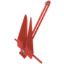 GREENFIELD FLUKE SLIP RING 6LB RED - 6696RD