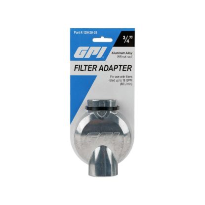 GPI ADAPTER  FILTER  ALUMINUM 3/4' NPT - 12942026