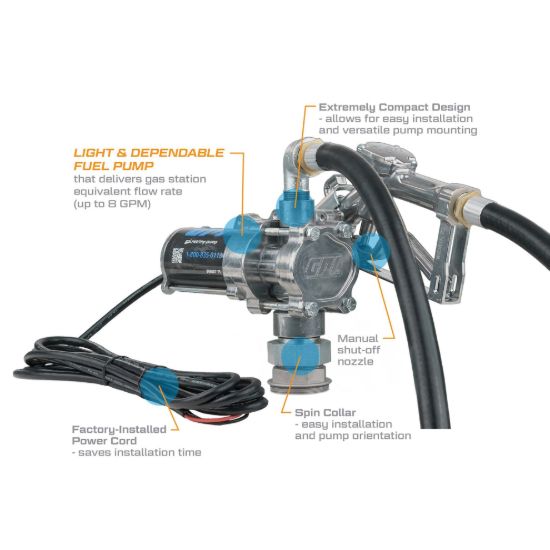 GPI EZ-8 W/SPIN COLLAR W/O SUCTION PIPE - 13710005
