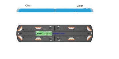 ECCO ELECT 48' LED LIGHTBAR - 8 AMBER MODULES - 1250115ES