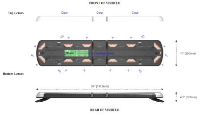 ECCO ELECT LIGHTBAR 12 PLUS PRO SERIES 54' - 1250954ES