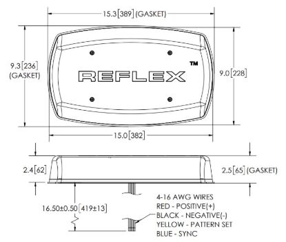 ECCO ELECT LED MINIBAR REFLEX 15'  1 - 5590A