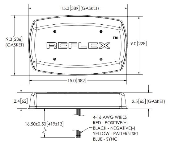 ECCO ELECT LED MINIBAR REFLEX 15'  1 - 5590A