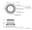 ECCO ELECT LED BEACON LOW PROFILE  P - 6465A