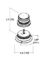 ECCO ELECT LED BEACON LOW PROFILE  P - 6465AMG