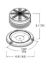 ECCO ELECT LED BEACON PROFILE  PULSE - 7460A
