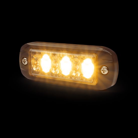 ECCO ELECT DIR SURF THIN 6LED 12-24V AMB/WHT - ED3602AW
