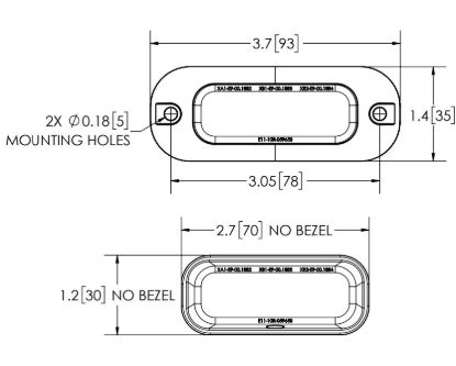 ECCO ELECT DIRECTIONAL 3 LED SURFACE MOUNT  12 - ED3703A