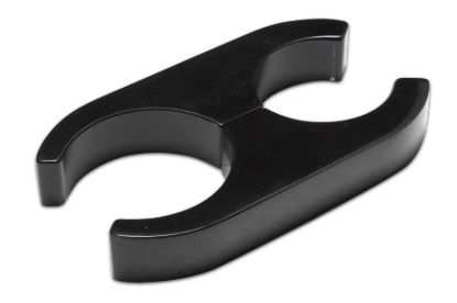 FABTECH 1.5'-2.45' RESI CLAMP KIT BLACK - FTS89936