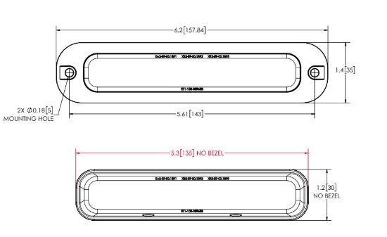 ECCO ELECT DIRECTIONAL 6 LED SURFACE MOUNT 12- - ED3705A