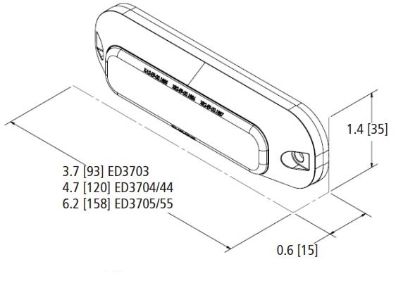 ECCO ELECT DIRECTIONAL 6 LED SURFACE MOUNT SPL - ED3705AC
